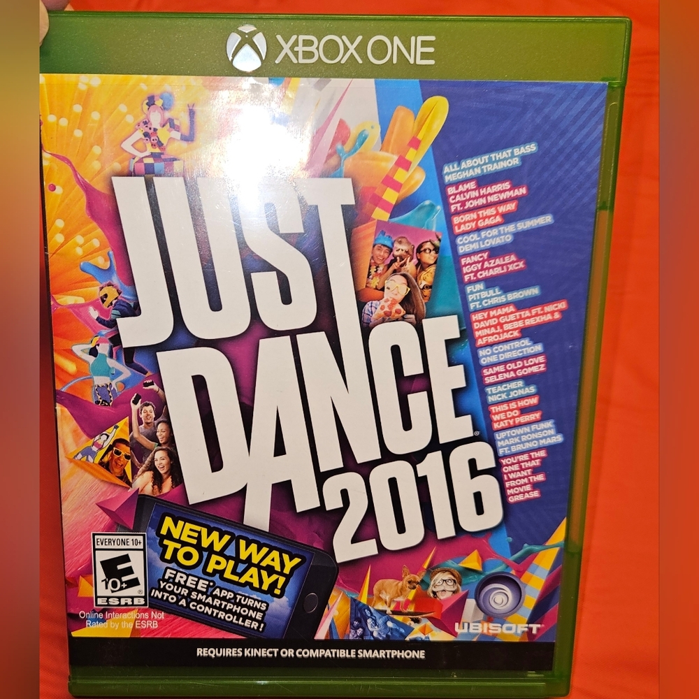 Just Dance 2016 for XBox One - Green Case Excellent Pre-Owned Condition